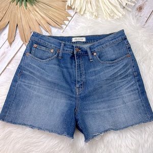 Madewell High Rise Denim Shorts